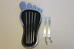 Barefoot Chrome Gas Pedal Cover Hot Rod Vintage Rat Classic Chevy Ford. Fixed Price $20.95.