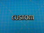 Vintage Gm Custom Emblem Badge 20433478 Oem Chrome Trim Classic Car Truck Part. Fixed Price $26.24.