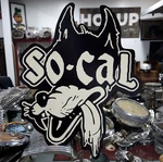 So-cal Speed Shop Wolf Steel Metal Sign Vtg Hot Rod Drag Racing Nhra Scta Tin. Fixed Price $39.99.