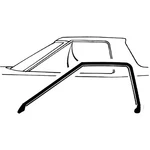 1972-76 Ford Ranchero; Roof Rail Seals; Rh/lh. Fixed Price $121.99.