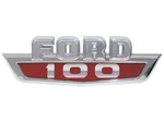 1963-65 F-100 Emblem Hood Side Lh Rh Pickup Truck Nameplate Ornament New. Fixed Price $119.90.