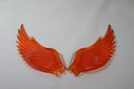 Amber Wings For Flying Goddess Angel Novelty Custom Hood Ornament New. Fixed Price $30.29.