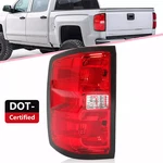 Driver Side Rear Tail Light Lamp For Chevy Silverado 1500 Gmc Sierra 2014-2019. Fixed Price $28.99.