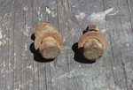 1955 1956 1957 1958 Pontiac Front Bumper Ecentric Adjusting Bolts 1950S Gm. Fixed Price $49.00.
