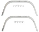 1956 Chevy Inner Fender A-arm Dust Shield Mounting Retainers. Fixed Price $17.95.