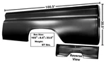 1960-66 Chevrolet Pickup Bedside Fleetside W/ Long Lh New. Fixed Price $922.40.