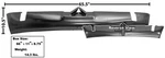 1970-74 Dodge Challenger Rear Valance Standard W/o Exhaust New. Fixed Price $174.89.