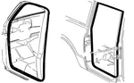 1967 1968 1969 1970 1971 1972 Chevy Gmc Suburban Door Cab Seal Set 67-20531-SB. Fixed Price $60.00.