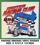 United Club Vintage Original Vinyl Decal Sticker Sprint Series-racing. Fixed Price $9.45.