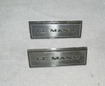 Pair Vtg Pontiac Mans Oem Emblem 4492946 Fender Badge. Fixed Price $22.99.