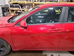 2023 Elantra Left Driver Side Front Door Assembly Color: Red Y2E. Fixed Price $1270.00.