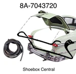 1949 1950 1951 Ford Shoebox Upper Trunk Lid Rubber Weatherstripping Seal. Fixed Price $28.88.