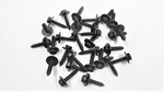25 New Black Trim Screws! For Classic & Vintage Vehicles! M4.2-1.41 X 20MM. Fixed Price $11.95.