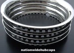 4 Gm 15" Stainless Steel Wheel Trim Rings Beauty Rims Glamour Band. Fixed Price $69.99.