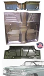 Full Floor Pan Toe Board Rear Seat Chevrolet Impala 1959 1960 Made In Usa. Fixed Price $1999.95.