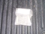Ford 1937 Passenger Car Glass License Plate Light Lens And Gasket. Fixed Price $10.00.