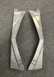 1968-82 Corvette Gm 3996845/46 Dash Extension/cowl Side Bonding Strip Lh/rh Set. Fixed Price $324.95.