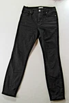 Good American Women's Size 4 / 27 Washed Black Seamed Denim Jeans 100029. Fixed Price $24.99.