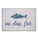 Crystal Art Eat Sleep Fish 27X18 Doormat- 455838. Fixed Price $8.82.