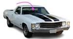 Fits: 1968-1972 Buick, Chevrolet, Oldsmobile, Pontiac 2D Front Windshield Glass. Fixed Price $290.95.