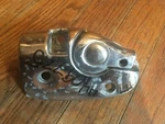 1966-67 Gm Lh Top Latch, 4409775 Pot Belly Visor Foot, Impala Full. Fixed Price $99.00.
