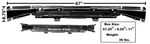 1967-72 Chevrolet Pickup Rear Cab Floor Support Brace New. Fixed Price $139.89.