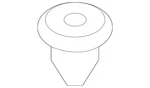 Genuine Bmw Rocker Molding Retainer Nut 51-12-7-020-321. Fixed Price $16.66.