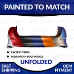 New Painted 2014-2015 Kia Optima Korean Built Rear Bumper W/o Snr Holes. Fixed Price $478.98.