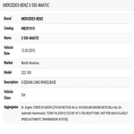 Mercedes Driver Door A 222 720 01 05. Fixed Price $89.99.