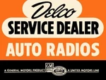 Gm Delco Auto Radio New Metal Sign: Service Dealer. Fixed Price $21.88.