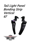 1967 - Corvette Tail Light Panel Bonding Strip Pair Fiberglass Black. Fixed Price $400.00.