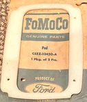 Nos 1965 Ford Mustang Rear Taillight Lens Gasket Pad Fomoco C5ZZ-13420-A. Fixed Price $24.99.