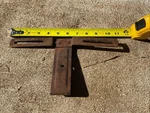 1930 Rear License Plate Holder. Original Vintage. Fixed Price $95.00.