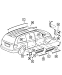 Genuine Mopar Sliding Door Outside Applique Left 5161035AA. Fixed Price $109.44.