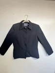 American Living Black Notch Lapel Blazer Women's Size 10 Polyester Lined. Fixed Price $18.00.