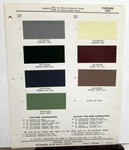 1952 Packard Color Paint Chips Leaflet Ditzler Ppg Original. Fixed Price $17.79.