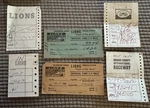 1960S Lions Strip Ocir Timing Slip Lot Racing Gasser Altered Dragster. Fixed Price $69.99.