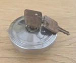 Vintage Car Petro Cap Pj Classic Locking Fuel Sgdg Ventile With 2 Keys. Fixed Price $16.12.