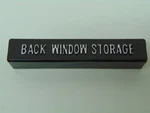 1969-1971 Corvette Handle Rear / Back Window Storage Usa. Fixed Price $63.95.