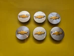 New Factory Nos Chrome Chevy Center Caps Set Of 6. Fixed Price $54.99.