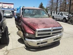 1998-2002 Dodge Ram 2500 Pickup Driver Front Door Shell Only Red Quad Cab Dented. Fixed Price $1044.99.