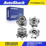 Front Rear Wheel Hub Bearing Assemblies For Nissan, Rogue 2014-2020. Fixed Price $142.65.