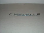 Original Rear Panel Emblem For 1966-1967 Chevy Chevelle Marked General 3849498. Fixed Price $54.99.