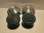 1967 Corvette Cadillac Original Green Teal Knob Vent Window Crank Handles Oem. Fixed Price $49.99.