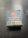Nos Ac GT-29 Gas Fuel Tank Cap 59-62 Not Vented. Fixed Price $25.00.