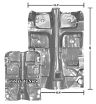 1970 1973 Camaro Complete Floor Pan W/ Braces Weld Through Primer Dynacorn. Fixed Price $1499.00.