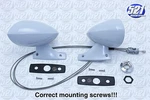 Lh Rh Primed Painted Mirror Correct Screws Fits 70 Challenger Cuda Mopar. Fixed Price $259.95.