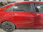 2023 Hyundai Elantra Passenger Right Rear Door Red Used 4058489. Fixed Price $1254.28.
