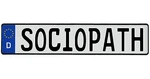Made In Usa European Tag Honda Toyota Vw License Plate Your Text Custom. Fixed Price $39.89.