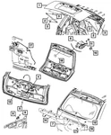 Genuine Mopar Sliding Door Lever 4717942AD. Fixed Price $7.48.